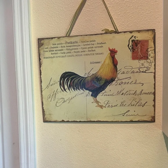 Vintage Rooster Wall Art Decor - Picture 4 of 7
